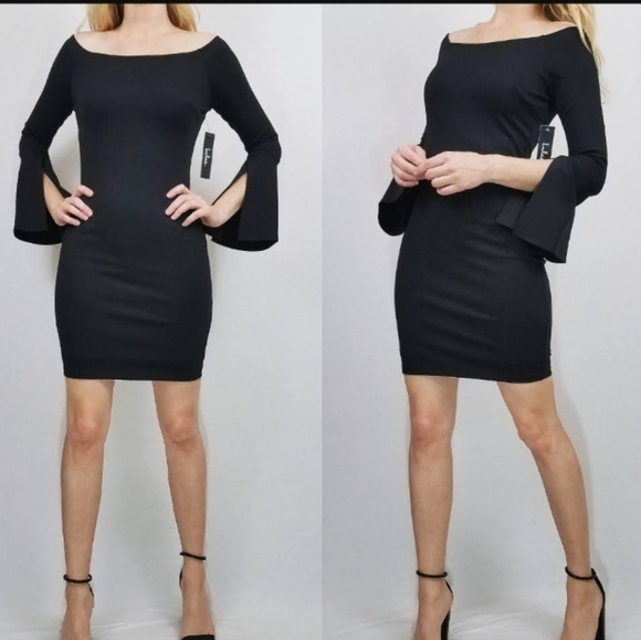 Off Shoulder Ruffle sleeve dress - Picture 4 of 9